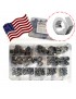 COFFRET ECROUS UNC OU UNF HU INOX A2