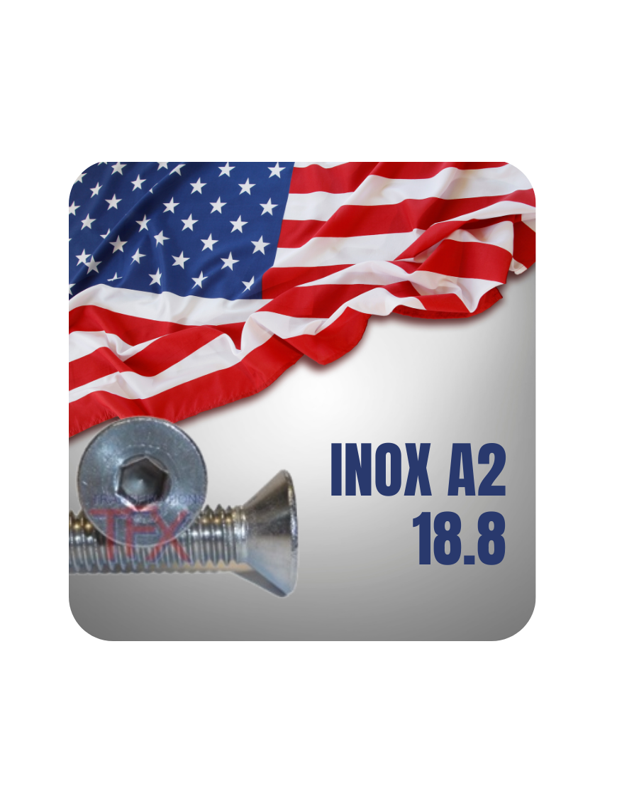 VIS-FHC-UNC-UNF-INOX-A2-18.8