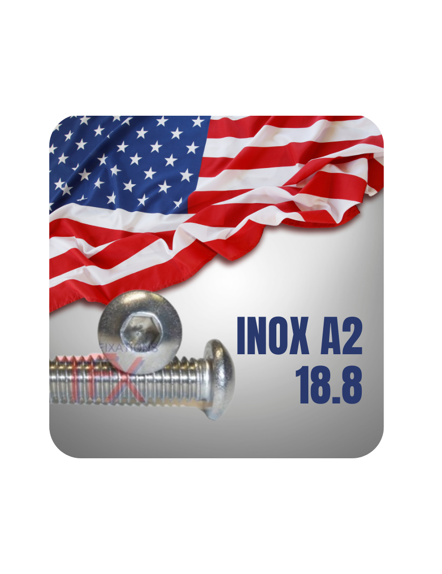 VIS AMERICAINE TH INOX A2