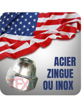 ECROU BORGNE US/COTES POUCES
