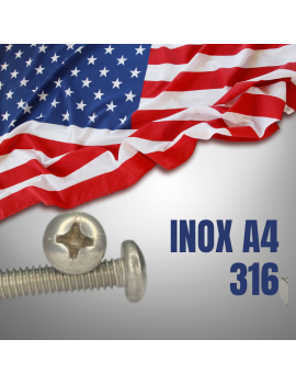 VIS AMERICAINE TH INOX A2