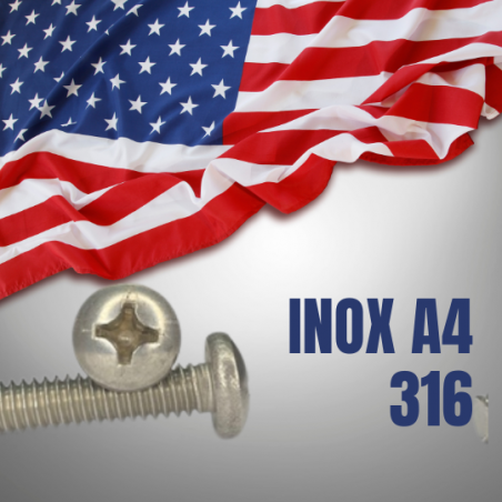 VIS AMERICAINE TH INOX A2