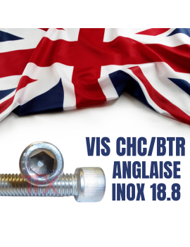 BOITE DE VIS ANGLAISES CHC/BTR, ACIER BRUT, VIS BSW/BSF