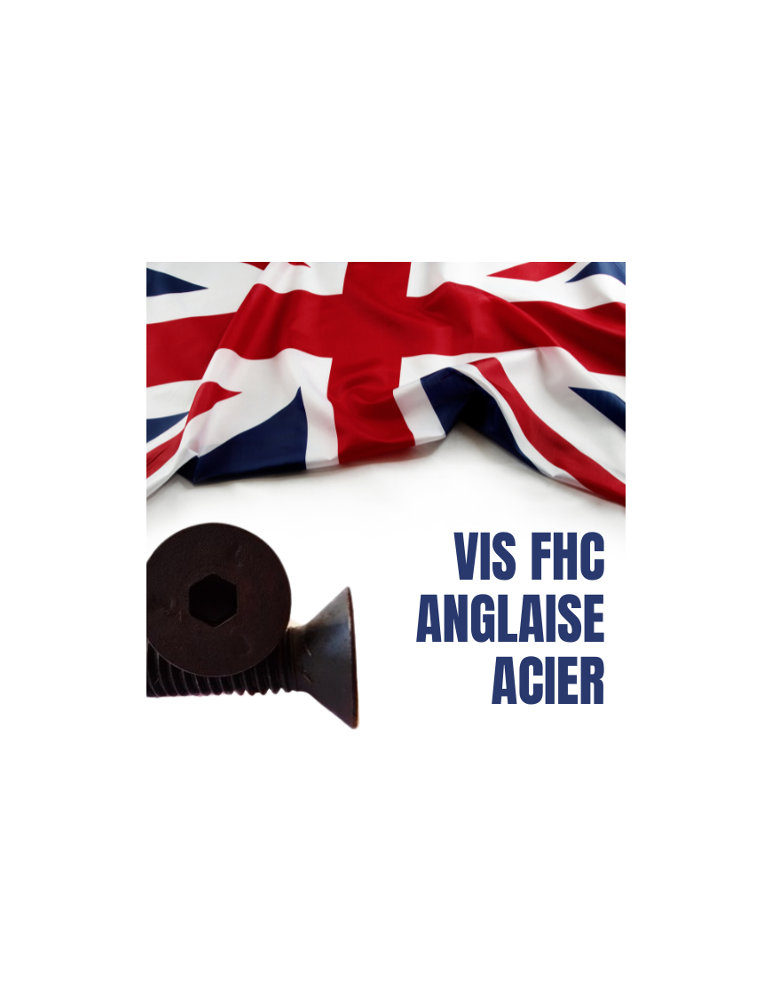 BOITE DE VIS ANGLAISES CHC/BTR, ACIER BRUT, VIS BSW/BSF