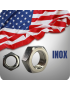 ECROU AMERICAIN BAS HM COTES POUCES AMERICAINES INOX A4