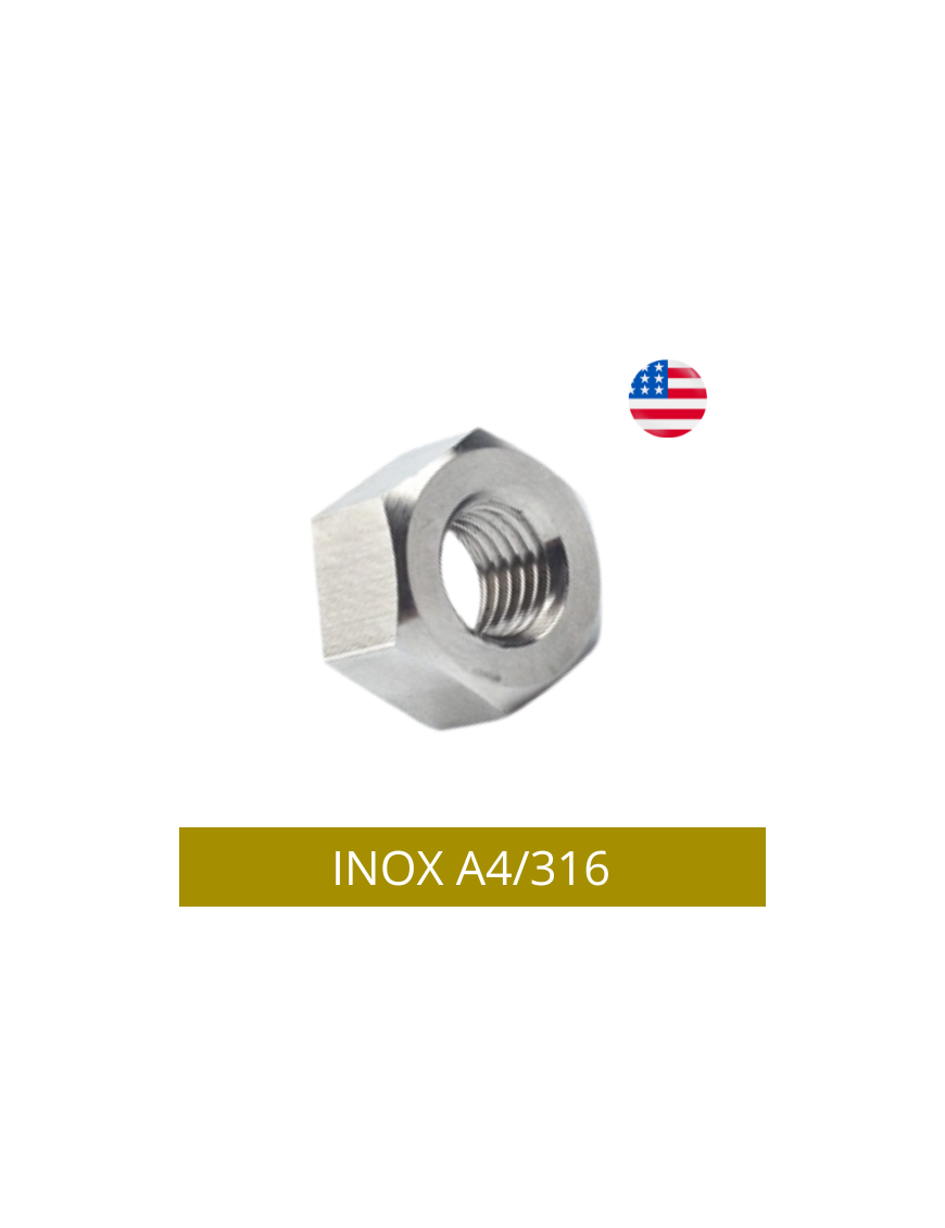ECROU-AMERICAIN-UNF-UNC-HU-INOX316-A4