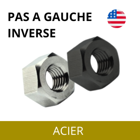 ECROU-AMERICAIN-PAS-A-GAUCHE-INVERSE-UNC-UNF ECROU-AMERICAIN-PAS-A-GAUCHE-INVERSE-UNC-UNF
