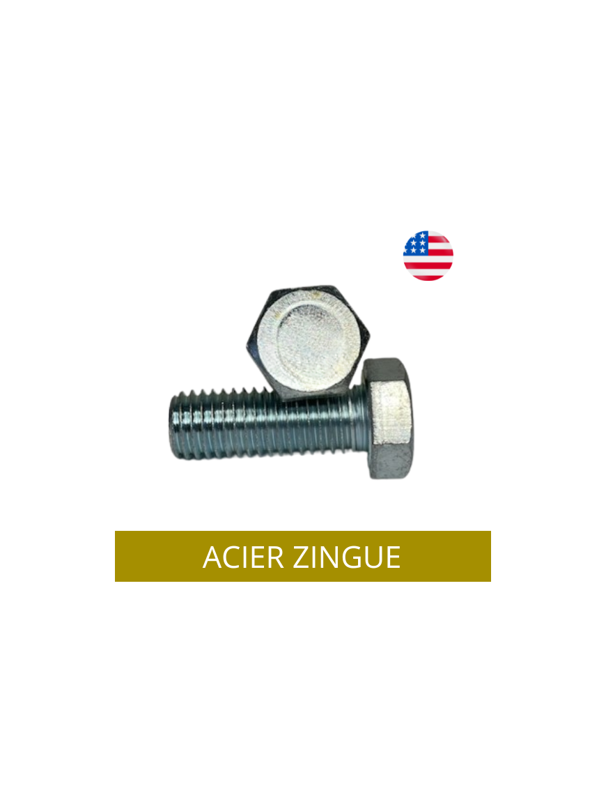 VIS-AMERICAINE-TH-UNF-UNC-ACIER-ZINGUE