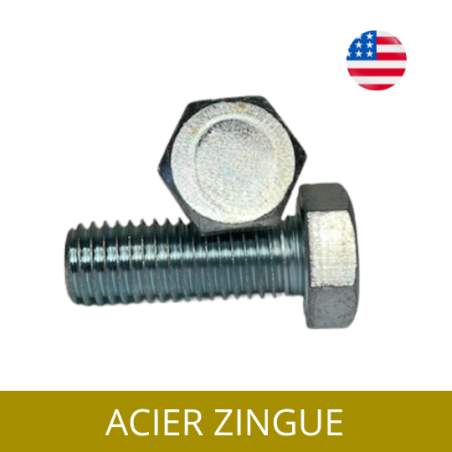 VIS-AMERICAINE-TH-UNF-UNC-ACIER-ZINGUE VIS-AMERICAINE-TH-UNF-UNC-ACIER-ZINGUE