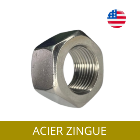 ECROU-AMERICAIN-UNF-UNC-HU-ZINGUE ECROU-AMERICAIN-UNF-UNC-HU-ZINGUE
