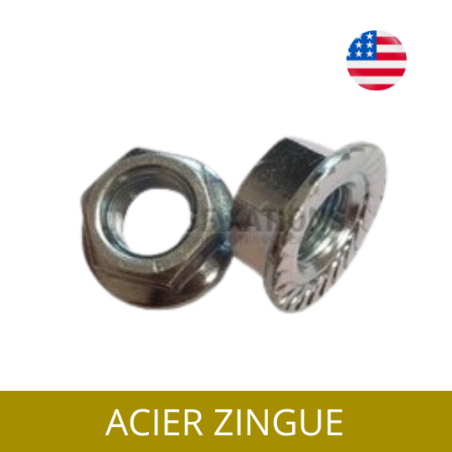 ECROU-AUTOFREINE-A-EMBASE-UNC-UNF-ZINGUE ECROU-AUTOFREINE-A-EMBASE-UNC-UNF-ZINGUE