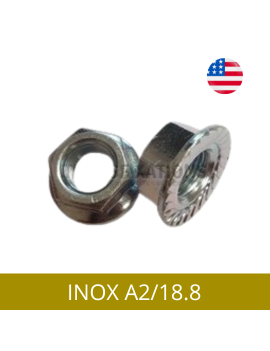 ECROU-AUTOFREINE-A-EMBASE-UNC-UNF-INOXA2-18.8