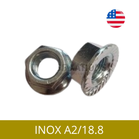 ECROU-AUTOFREINE-A-EMBASE-UNC-UNF-INOXA2-18.8 ECROU-AUTOFREINE-A-EMBASE-UNC-UNF-INOXA2-18.8