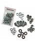 KIT VISSERIE AMERICAINE TETE HEXAGONALES ACIER ZINGUE BLANC GR.5