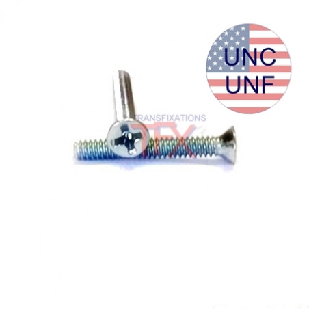 VIS AMERICAINE TETE FRAISEE CRUCIFORME INOX A2 VIS AMERICAINE TETE FRAISEE CRUCIFORME INOX A2