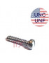 VISSERIE AMERICAINE TCB TETE CYLINDRIQUE BOMBE FENDUE INOX A2