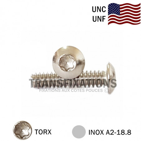 VIS AMERICAINE TORX BHC INOX A2 VIS AMERICAINE TORX BHC INOX A2