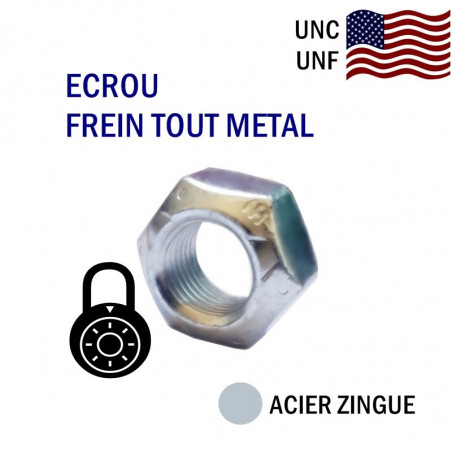 ECROU-FREIN-TOUT-METAL-UNC-UNF ECROU-FREIN-TOUT-METAL-UNC-UNF